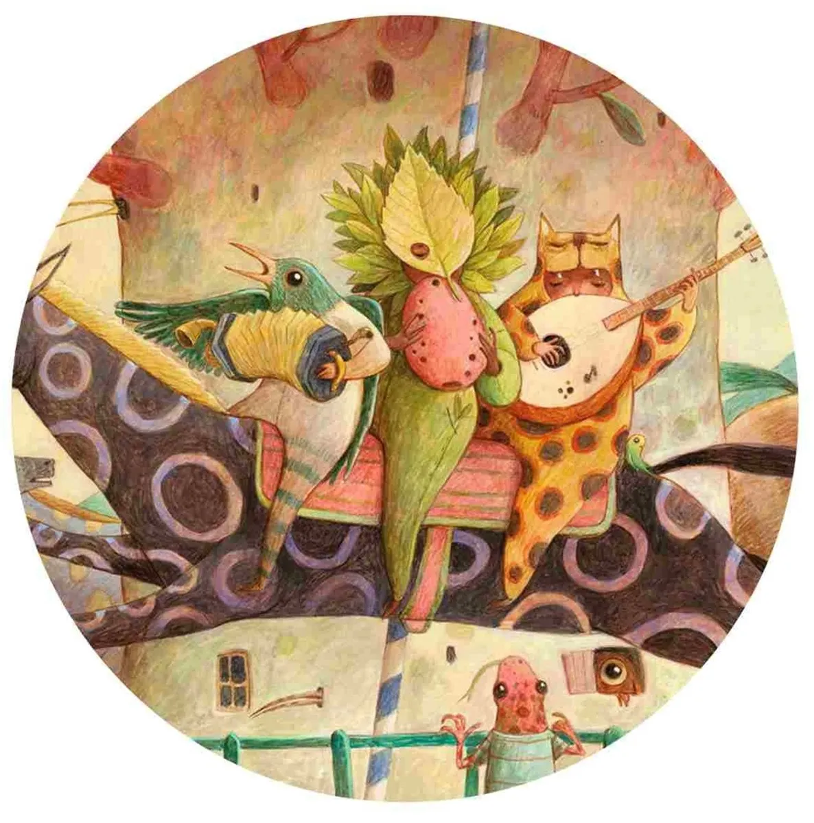 Djeco Wonderful Ride Legpuzzel 100 Stuks - Multicolor - afbeelding 3 van 6