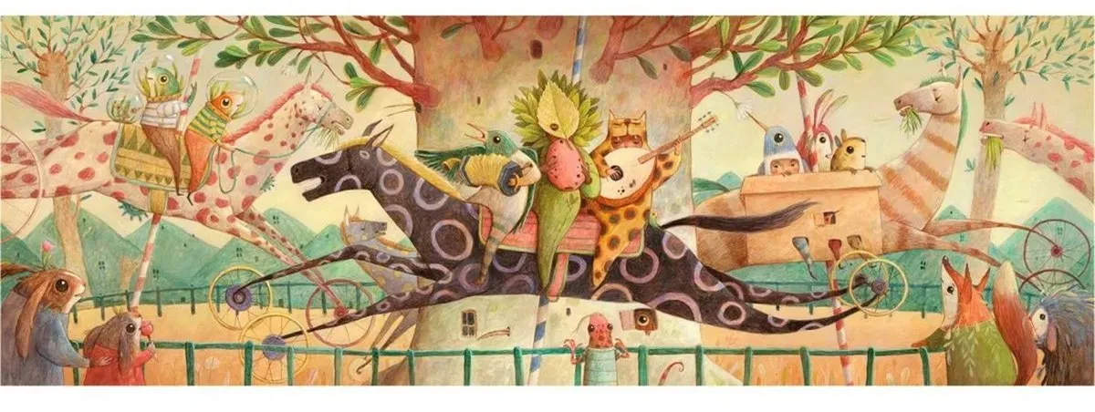 Djeco Wonderful Ride Legpuzzel 100 Stuks