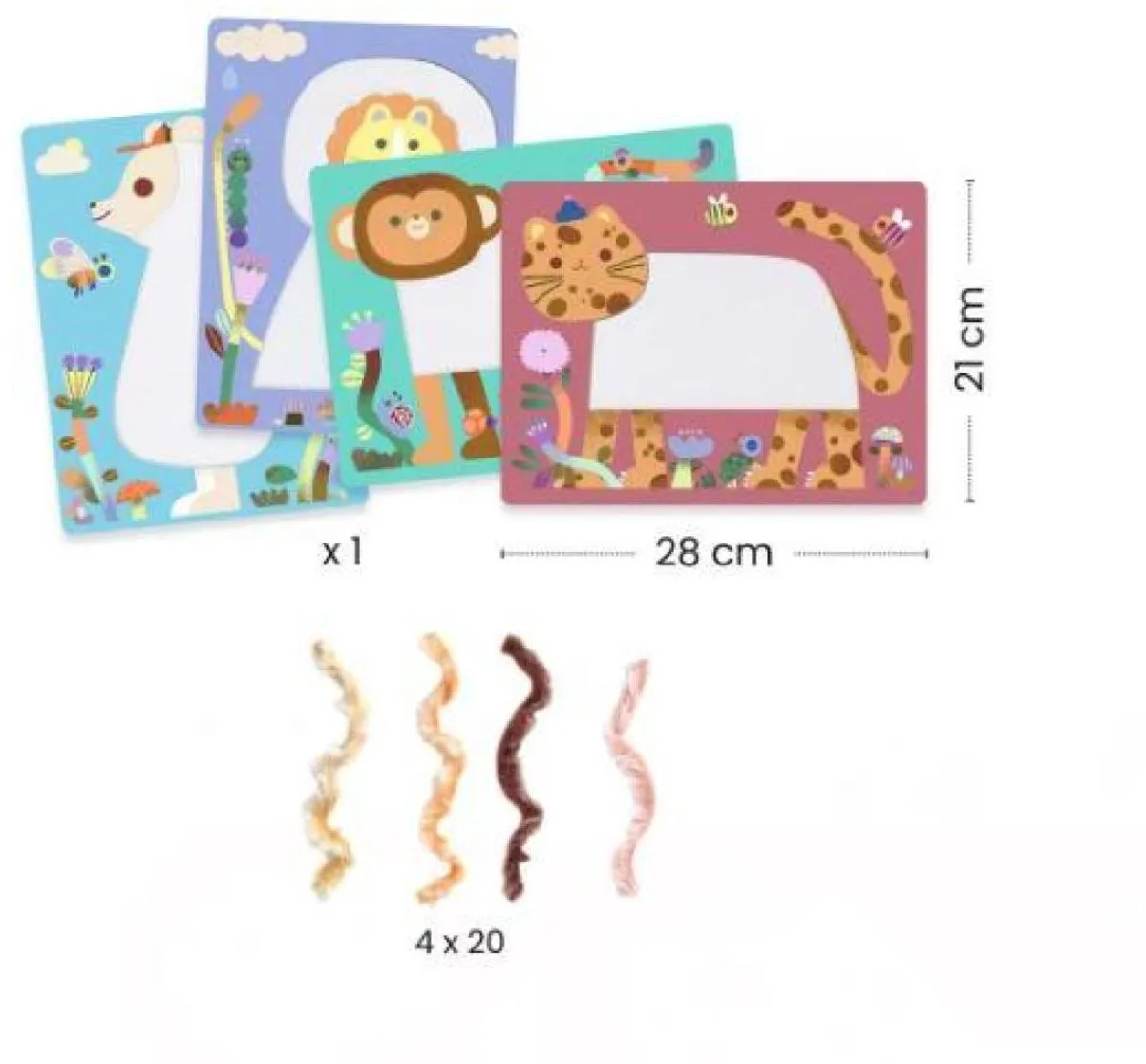 Djeco Les Petits Creatieve Knutselset DJ09128 - Multicolor - afbeelding 3 van 5