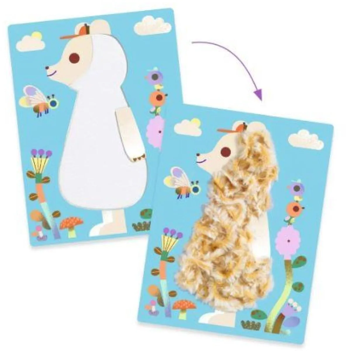 Djeco Les Petits Creatieve Knutselset DJ09128 - Multicolor - afbeelding 2 van 5