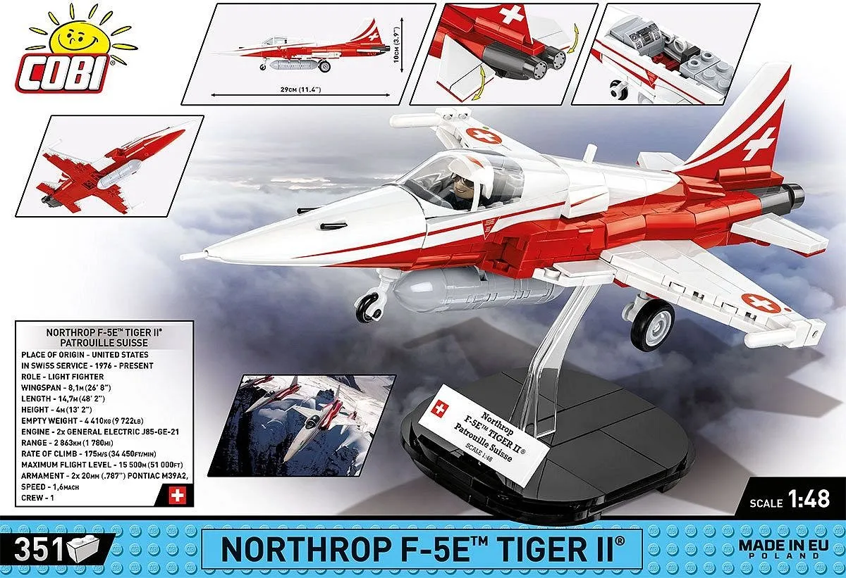 Cobi Northrop F-5E Tijger COBI-5857 - 351 Stukken