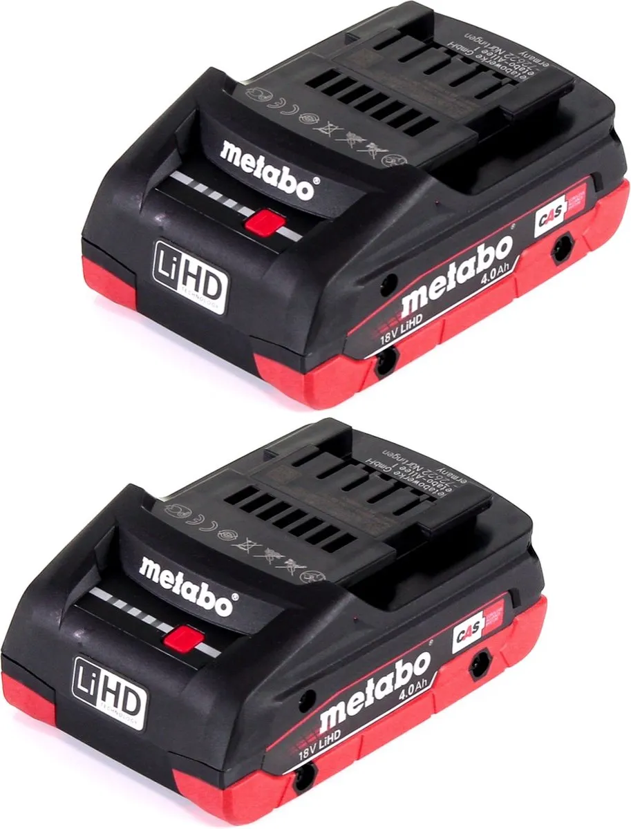 Metabo Accuset 18V 2x LiHD 4,0Ah 625367000