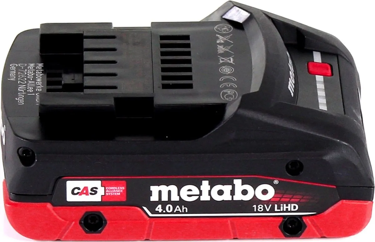 Metabo Accuset 18V 2x LiHD 4,0Ah 625367000