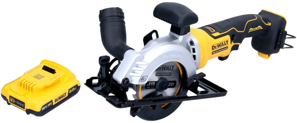 DeWalt DCS571 Accucirkelzaag 18V 115mm
