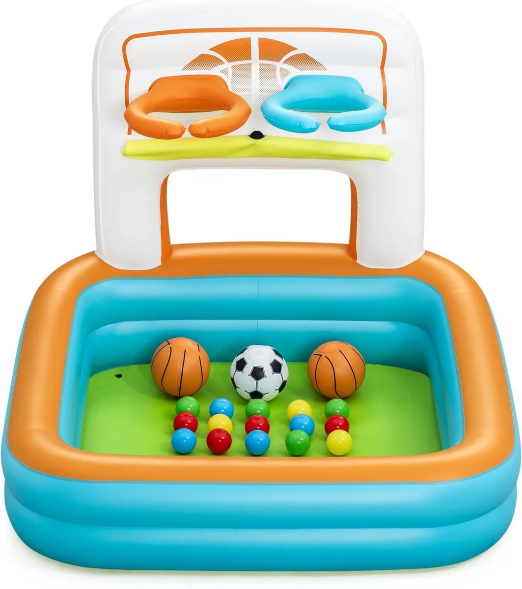 Bestway Kick N'Swish Kinderzwembad 120x107x84cm - Meerkleurig - afbeelding 6 van 6