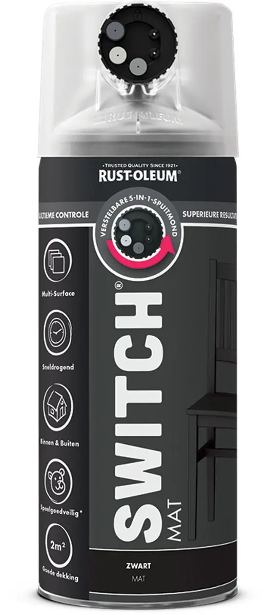 Rust-Oleum Switch Spuitbus Verf Mat 400ml