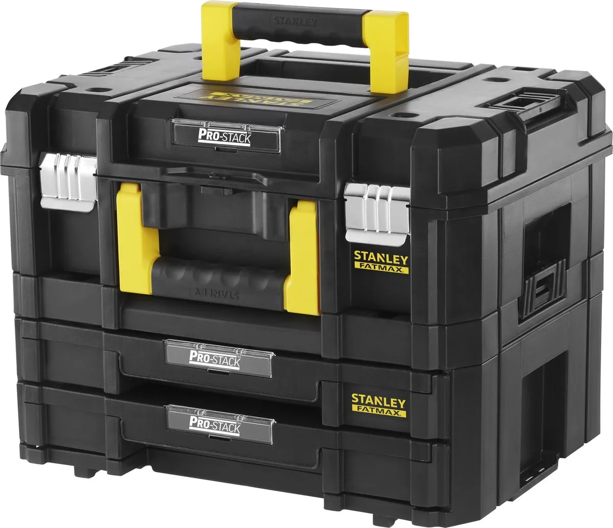 Stanley FatMax Tstak Combo II + IV FMST1-71981 - 3-delig - Zwart