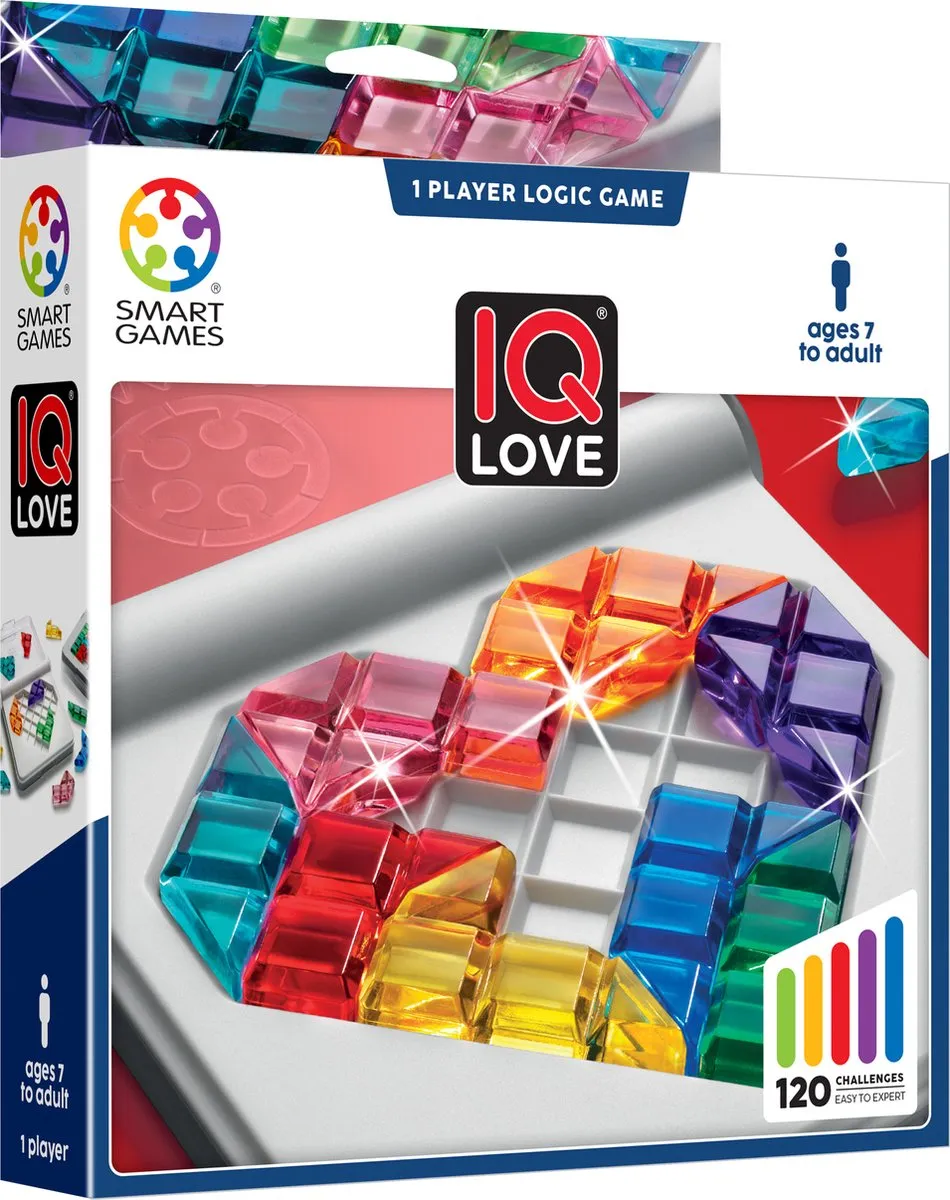 SmartGames IQ Love SG 302 Puzzelspel - 120 Opdrachten