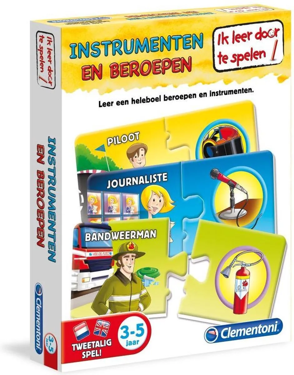 Clementoni Leer Beroepen en Voorwerpen - 6 Stuks - afbeelding 3 van 3