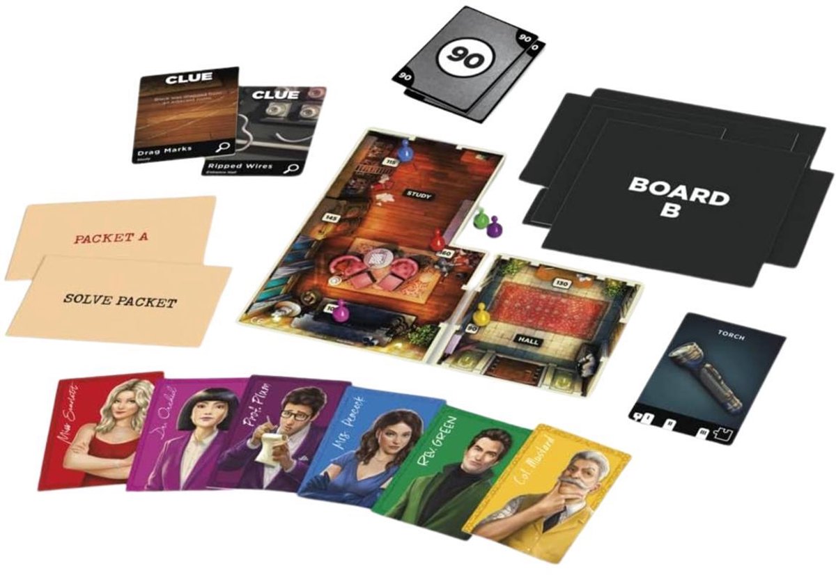 Hasbro spel Cluedo Tudor Mansion 1 tot 6 spelers