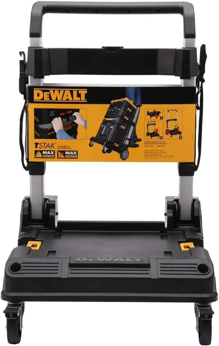 DeWalt DWST1-71196 Transportwagen - Zwart