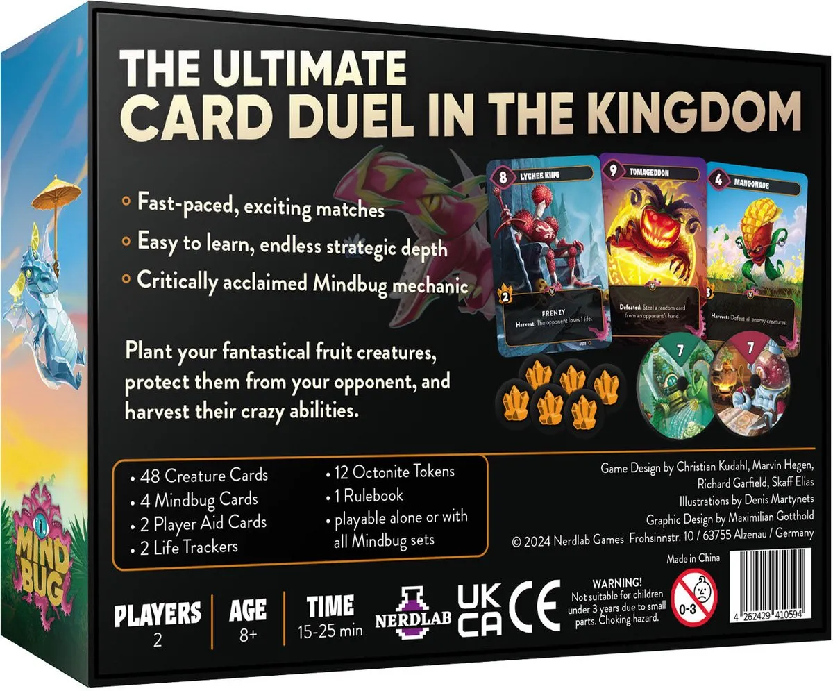 Asmodee Mindbug Battlefruit Kingdom Kaartspel - 2 Spelers