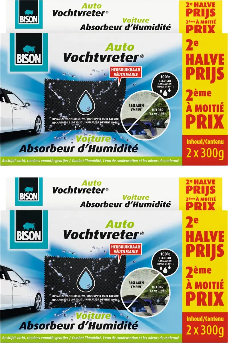 Bison Auto Vochtvreter - 4x300g
