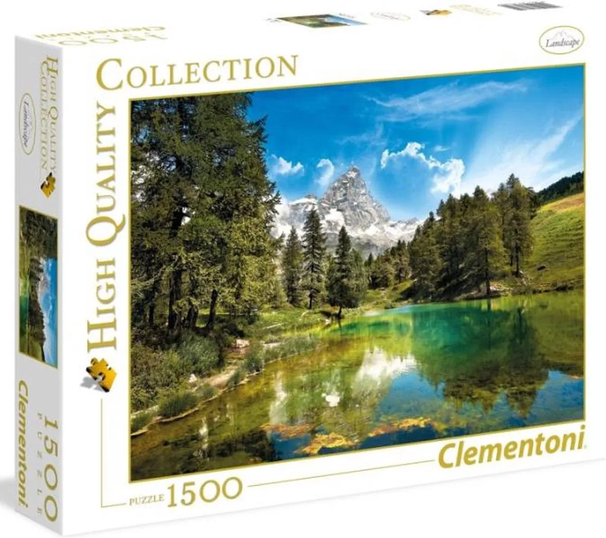 Clementoni Blue Lake Puzzel 1500 Stuks - High Quality Collection