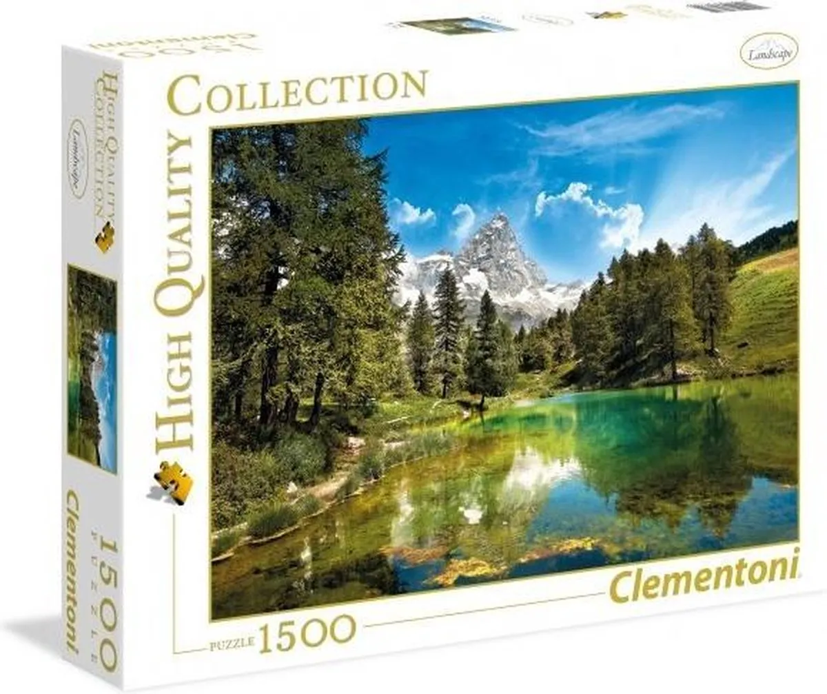 Clementoni Blue Lake Puzzel 1500 Stuks - High Quality Collection