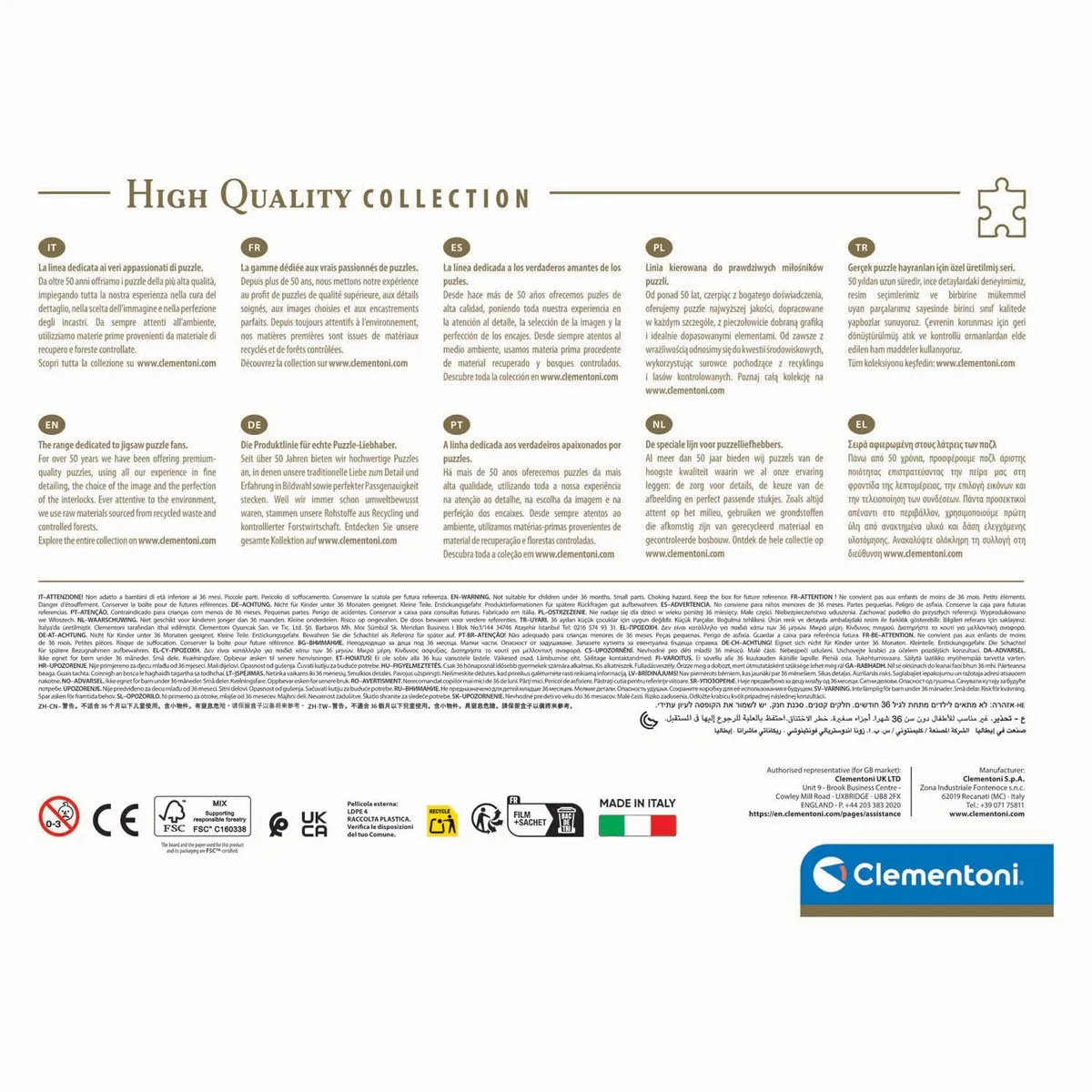 Clementoni Miami Beach Florida 2025 Puzzel 500 Stuks - Multikleur - afbeelding 6 van 6