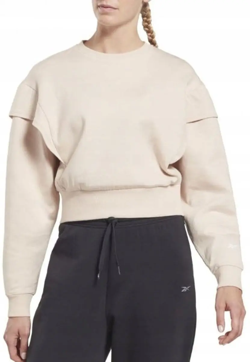 Reebok Dames Sweater Lange Mouw Beige