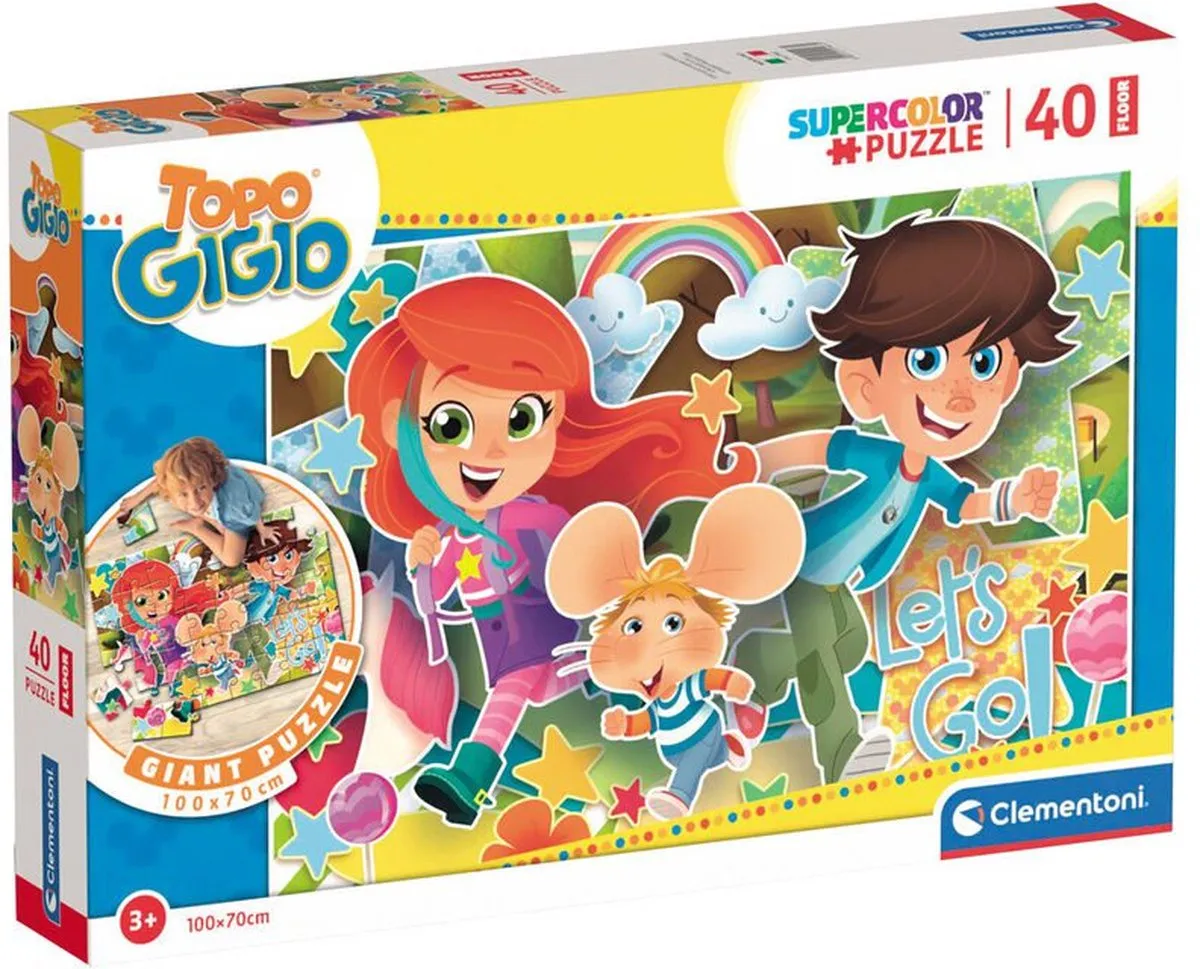 Clementoni Topo Gigio Vloerpuzzel 40 Stuks