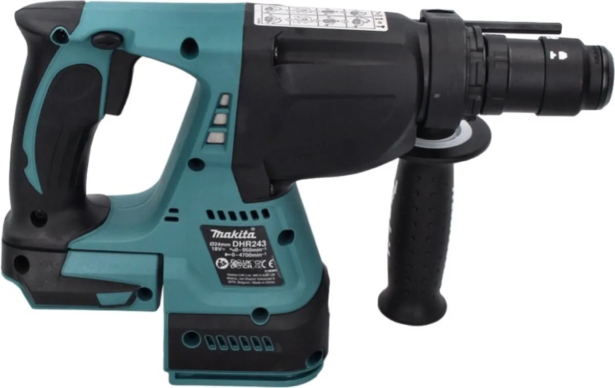 Makita DHR 243 Z SDS-plus Accuboormachine 18V - 24mm Beton - afbeelding 2 van 5