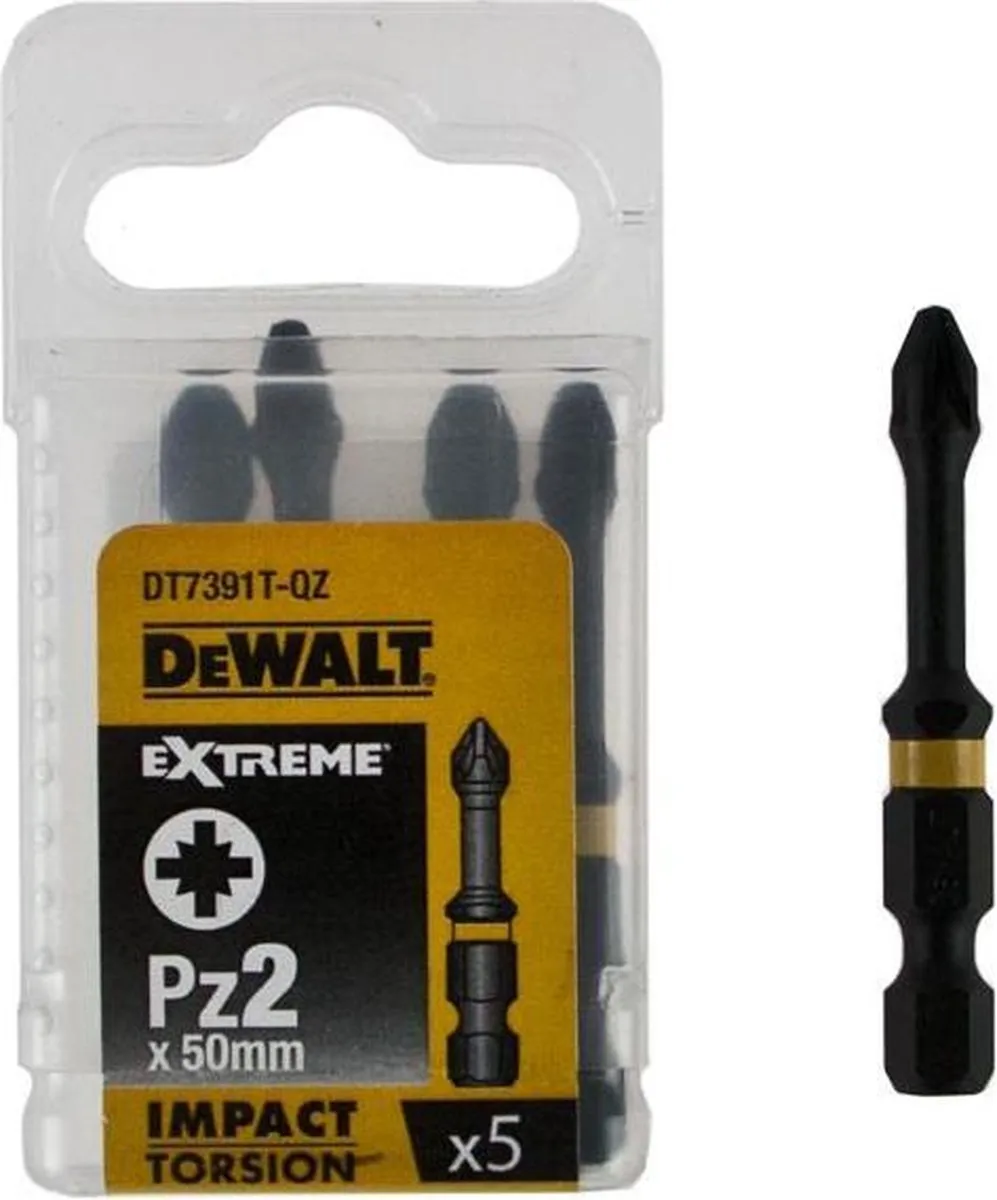 DeWalt DT7391T-QZ PZ2 Schroefbits 50mm - 5 Stuks