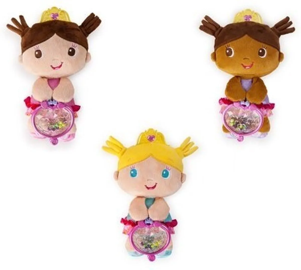 Bright Starts Pluche Prinses Rammelaar 20cm - Beige