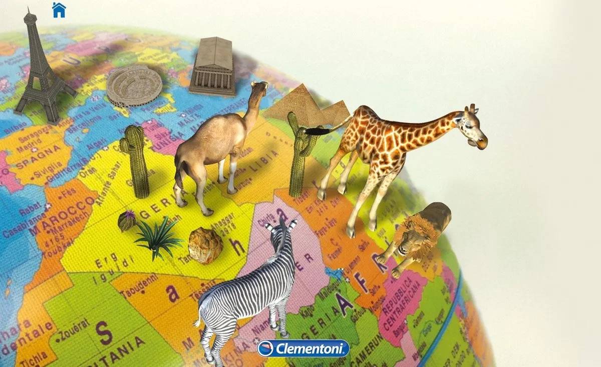 Clementoni Ontdek de Wereld Interactieve Wereldbol 66657 - Multi Kleur