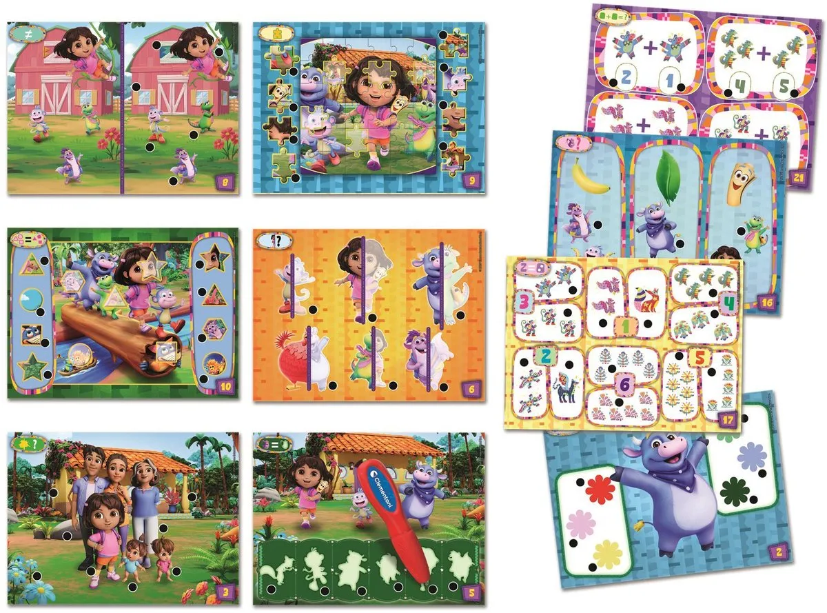 Clementoni Dora the Explorer Quizzy Educatief Spel - Interactieve Pen - 170+ Quizzen - 2016870 - afbeelding 4 van 6