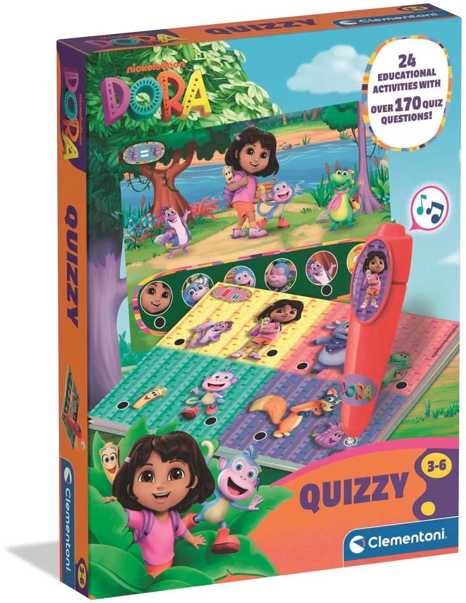 Clementoni Dora the Explorer Quizzy Educatief Spel