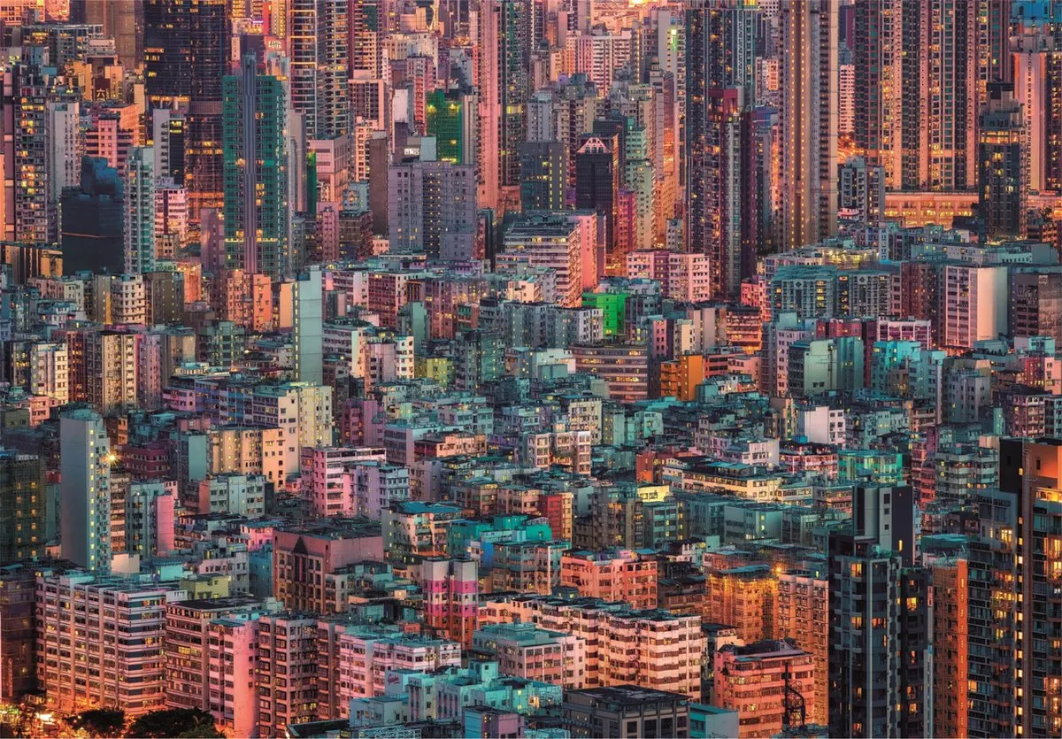 Clementoni The Hive Hong Kong Puzzel 1500 Stukjes - Multi Kleur