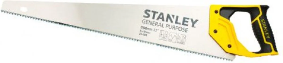 Stanley Universele Handzaag 20200022 - 550mm 8T/inch - afbeelding 4 van 4
