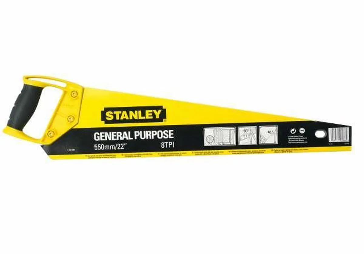 Stanley Universele Handzaag 20200022 - 550mm 8T/inch - afbeelding 3 van 4