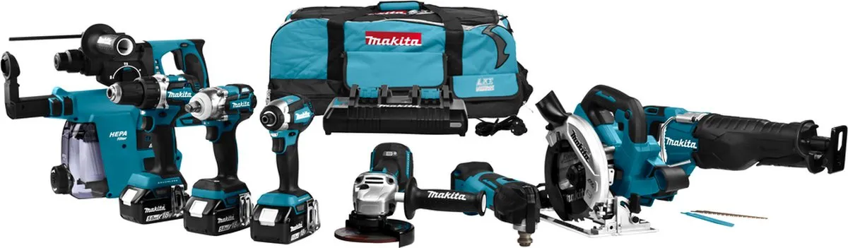 Makita DLX8026TW1 Combiset 18V