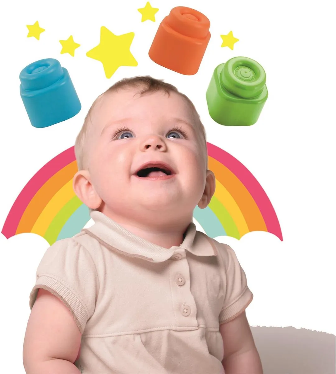 Clementoni Soft Clemmy Stapelblokken - 20 Stuks