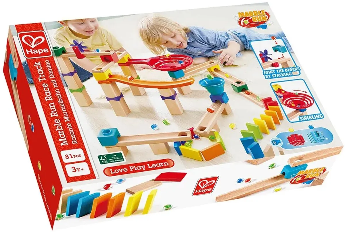 Hape Marble Run Circuit - 81 Onderdelen Multicolor