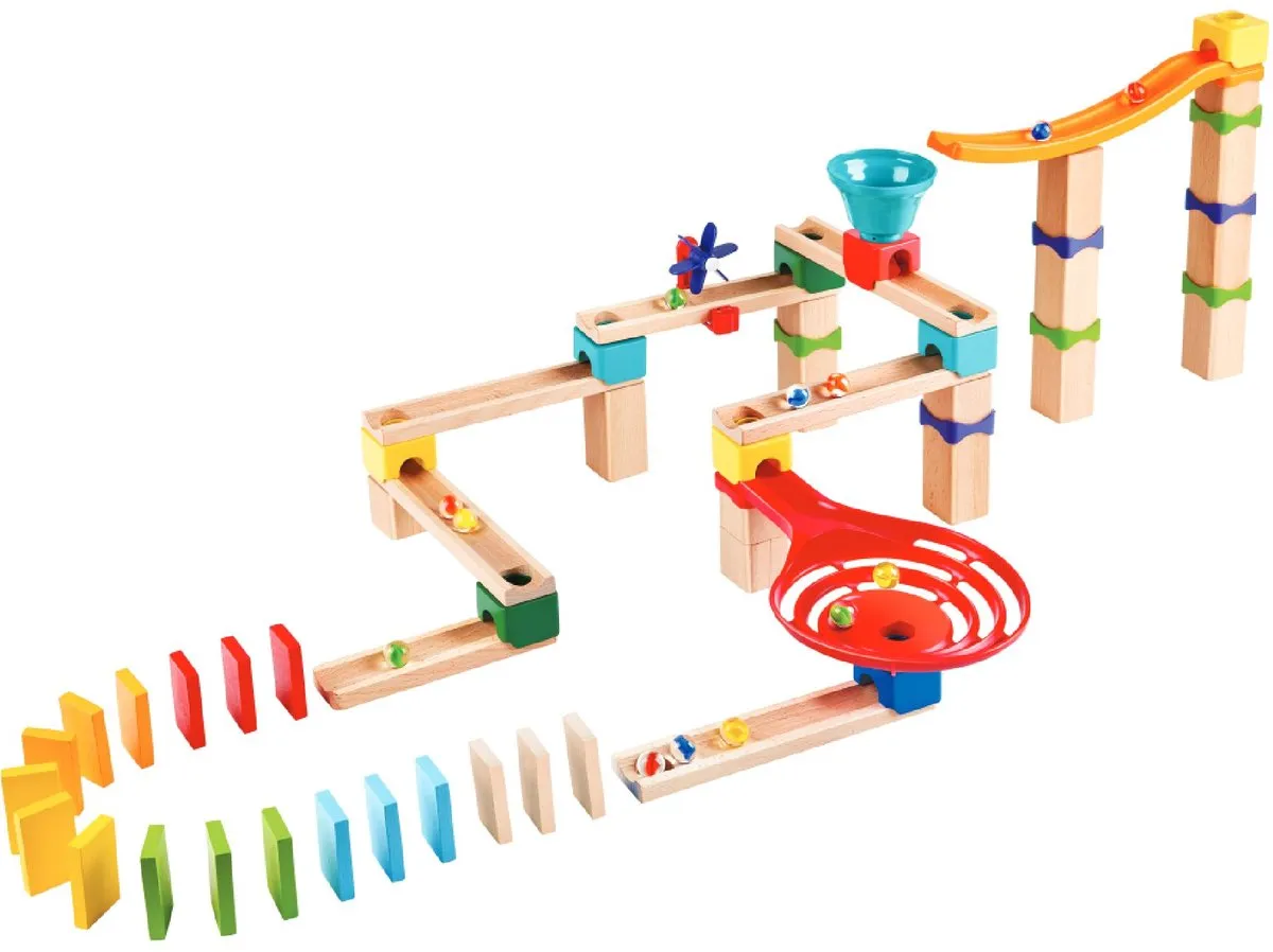 Hape Marble Run Circuit - 81 Onderdelen Multicolor - afbeelding 6 van 6