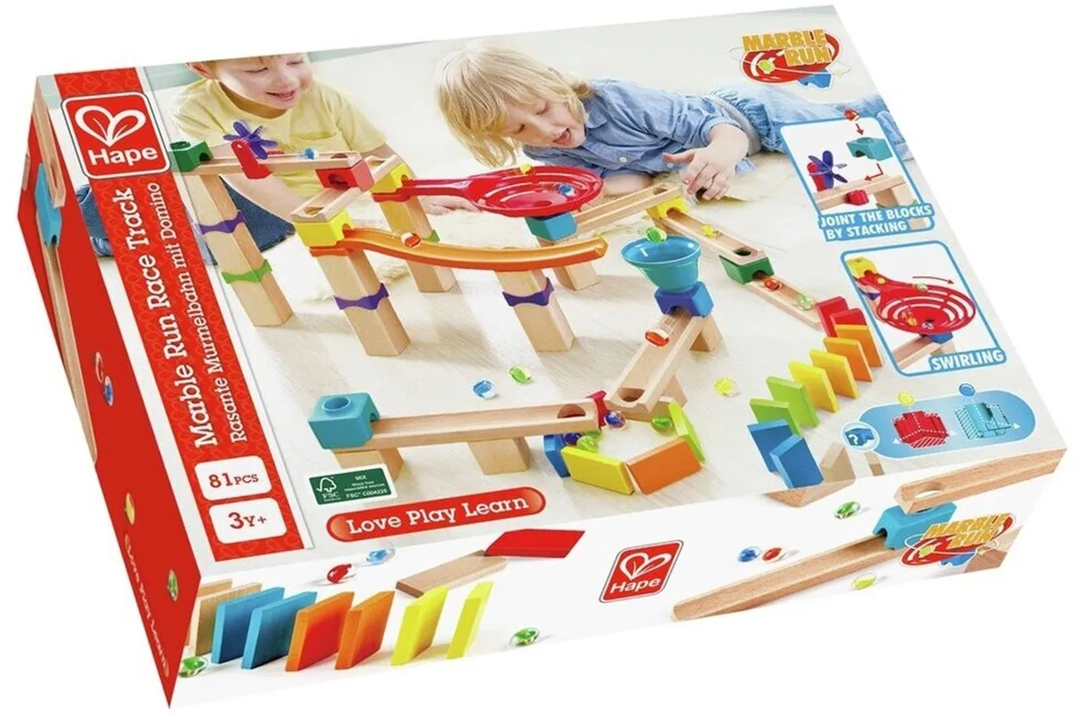 Hape Marble Run Circuit - 81 Onderdelen Multicolor