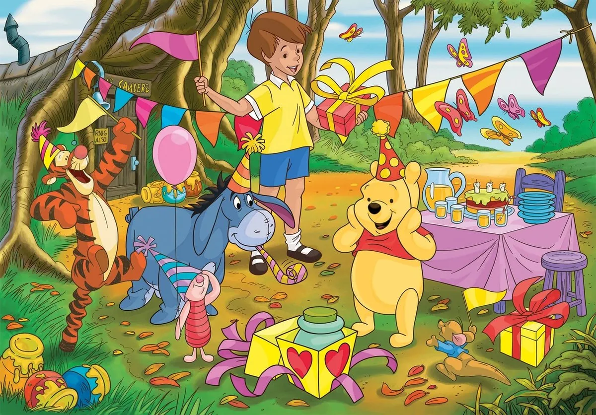 Clementoni Winnie de Poeh Legpuzzel 24 Stuks - Multicolor