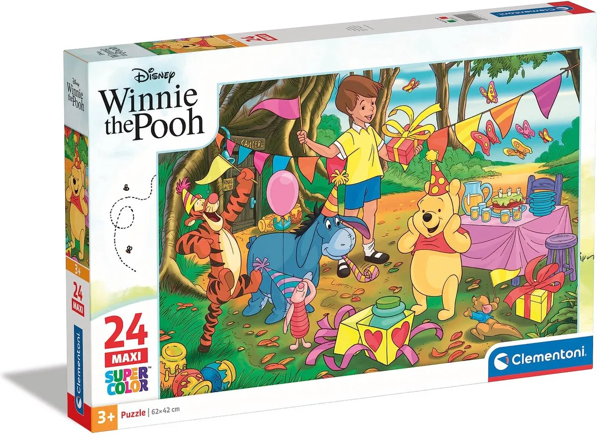 Clementoni Winnie de Poeh Legpuzzel 24 Stuks - Multicolor