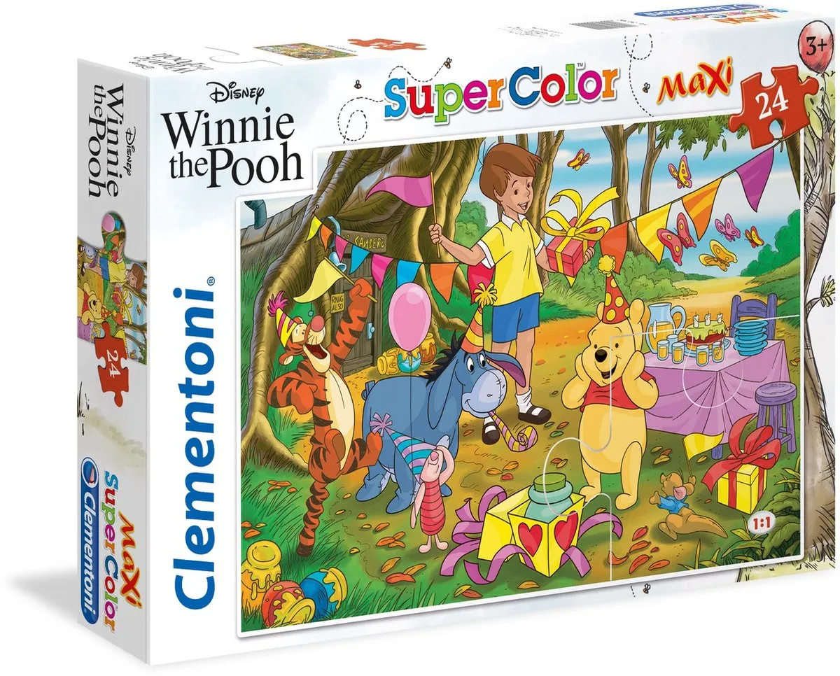 Clementoni Winnie de Poeh Legpuzzel 24 Stuks - Multicolor