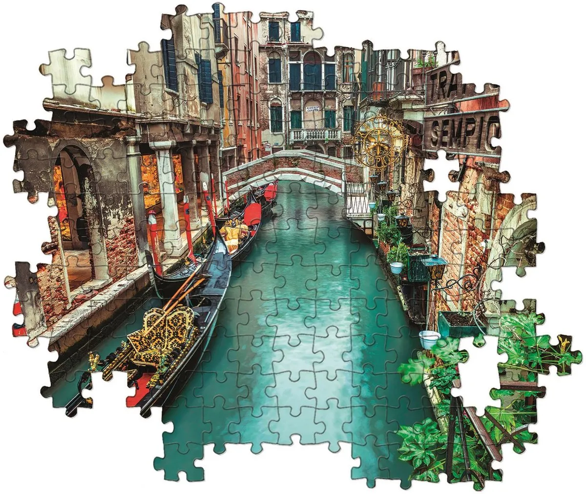 Clementoni Puzzel Venetië Kanaal 1000 Stukken - Multi Kleur