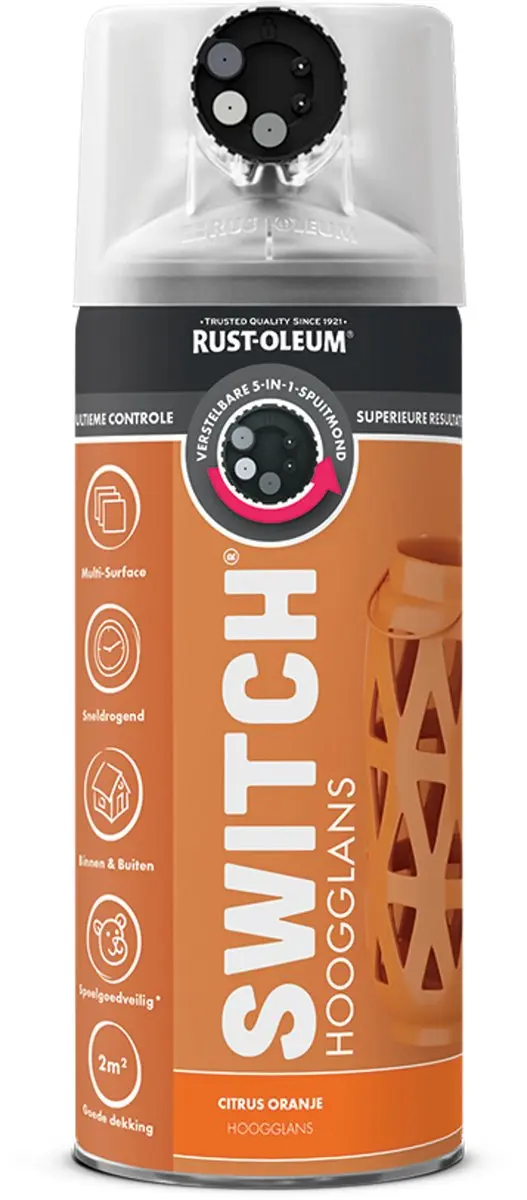 Rust-Oleum Switch Spuitbus Verf Hoogglans 400ml