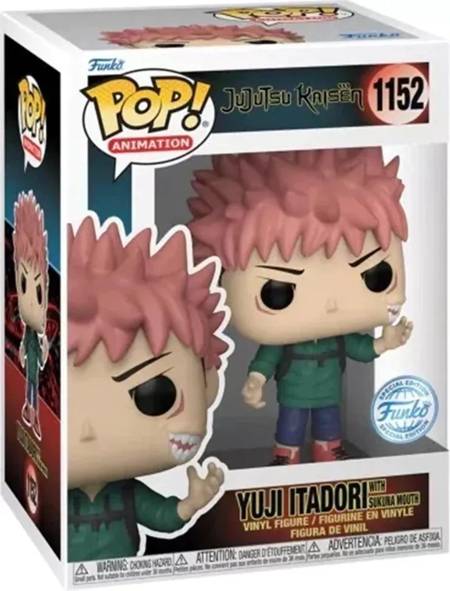Funko Jujutsu Kaisen POP! Itadori Sukuna 74841 Verzamelfiguur - 9cm - Multicolor