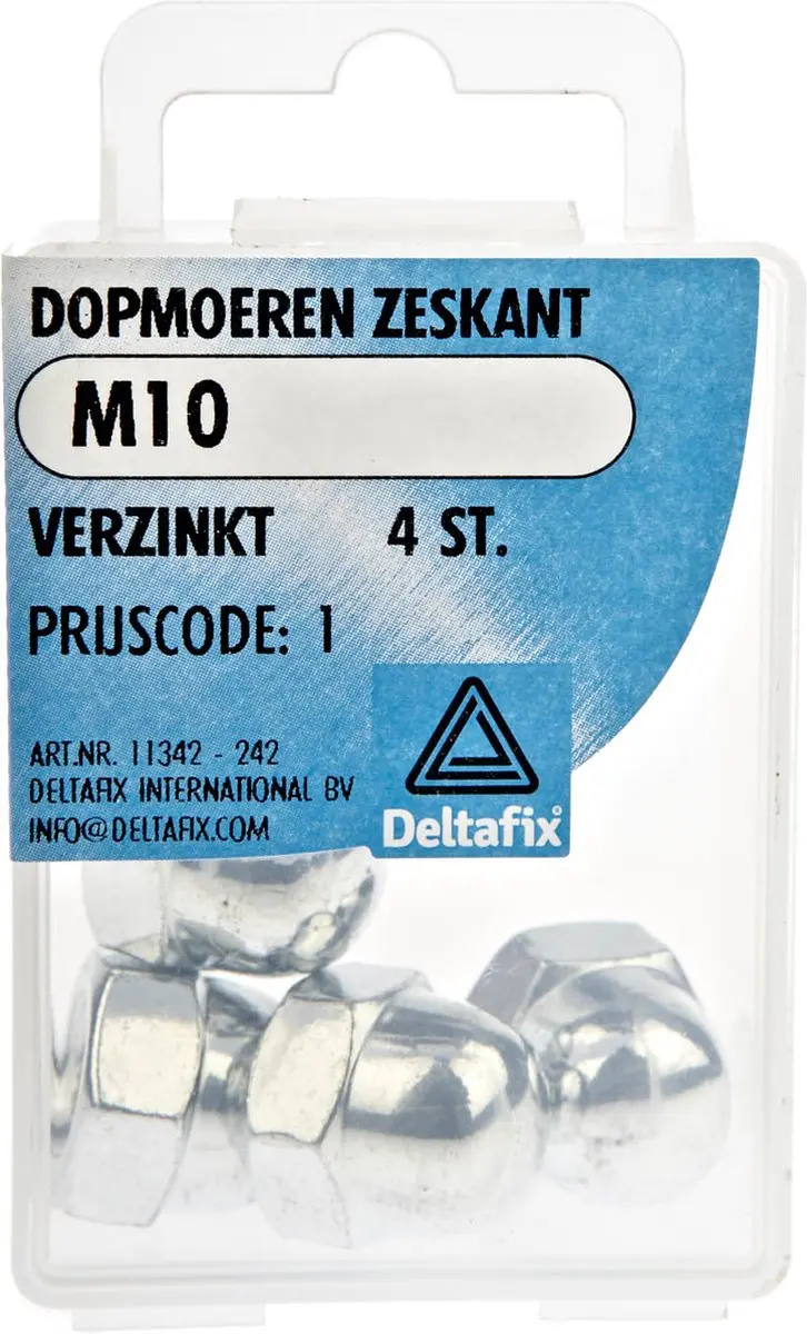Deltafix M10 Zeskant Dopmoer Verzinkt