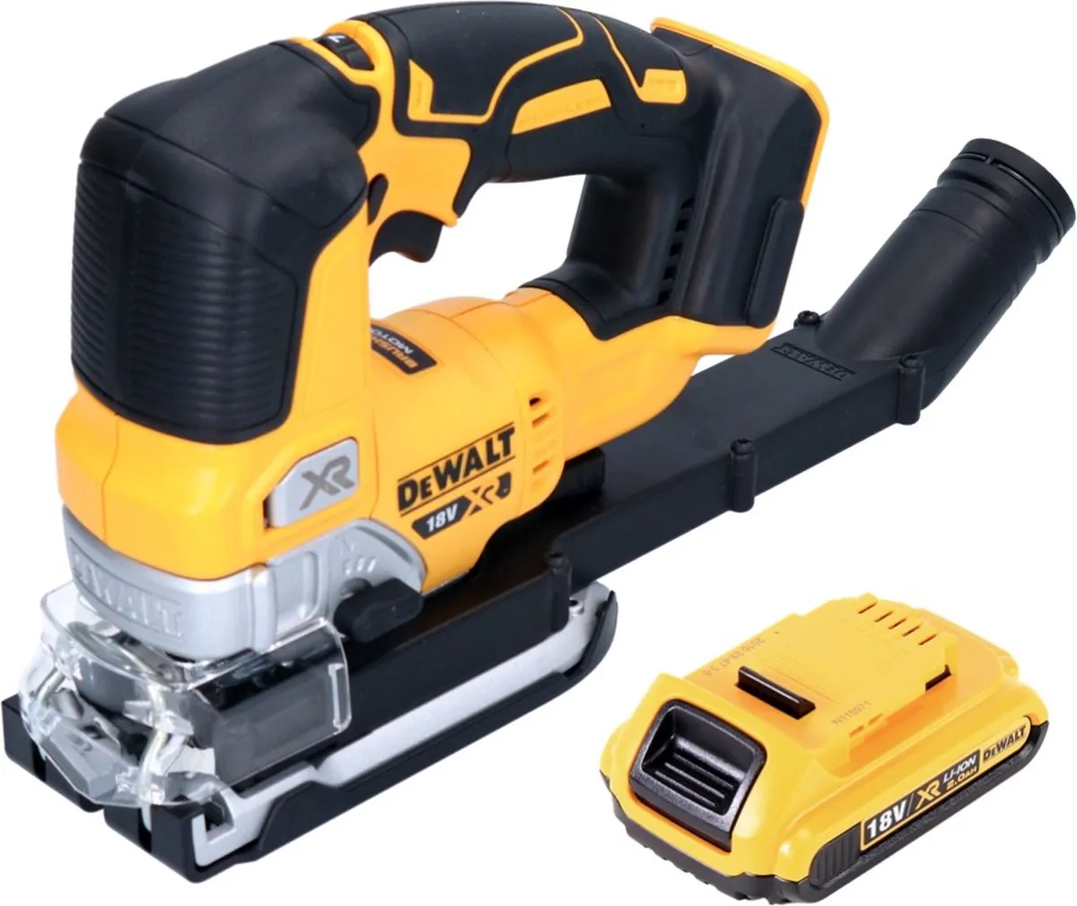 DeWalt DCS 334N Pendelzaag 18V - 3200 min⁻¹ - 1x 2,0Ah - afbeelding 2 van 5