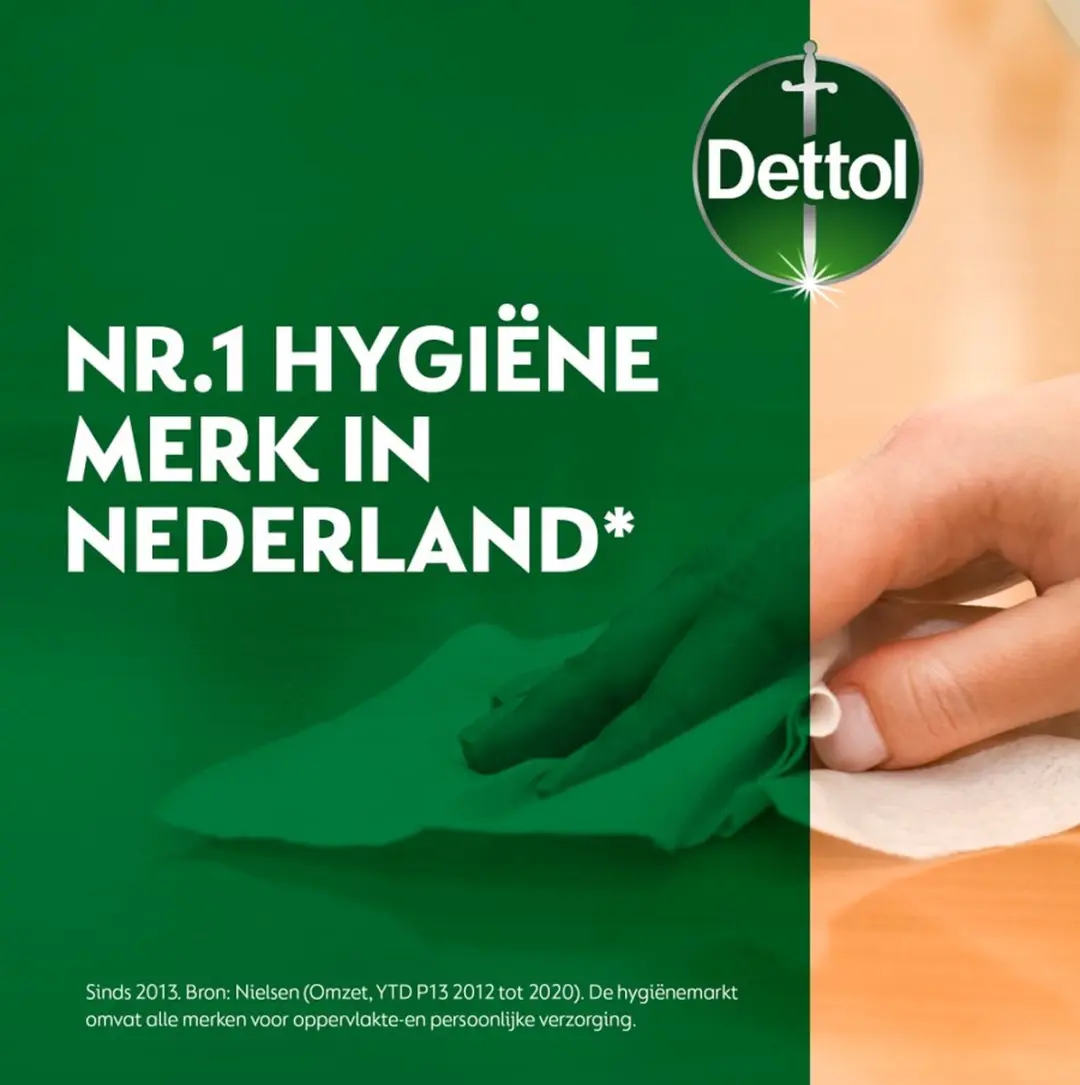 Dettol Multi Reinigingsdoekjes Citrus - 80 Stuks