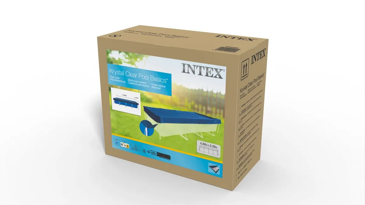 Intex Deluxe Afdekzeil 450x220cm - Donkerblauw