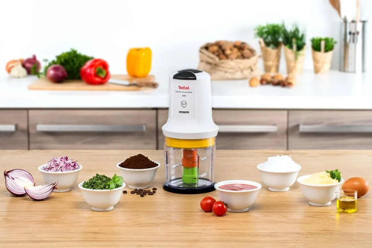 Tefal Multi Moulinette MQ7231 Hakmolen - 500W - 4 Messen