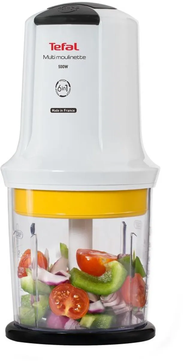 Tefal Multi Moulinette MQ7231 Hakmolen - 500W - 4 Messen