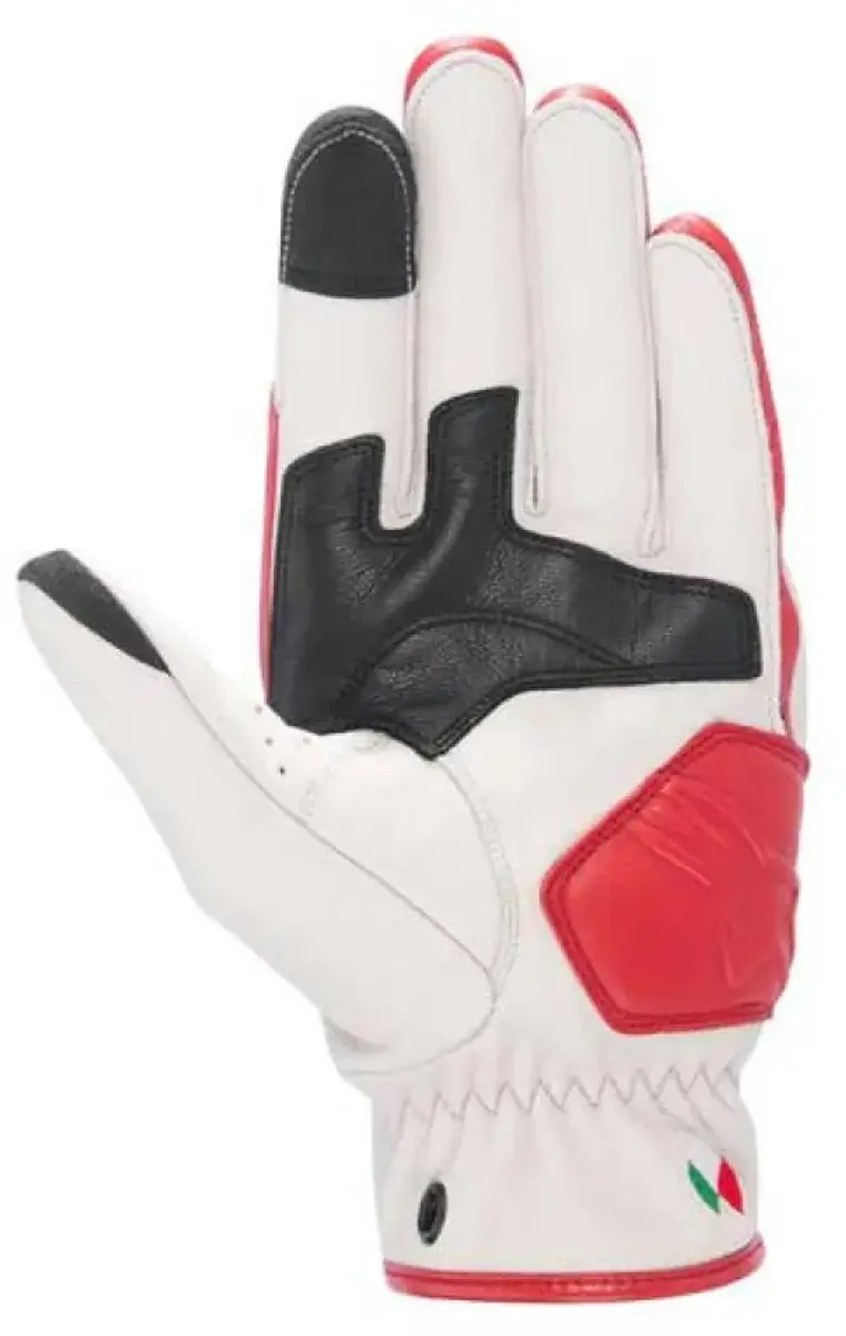 Alpinestars Dyno Handschoenen - M - Ecru/Rood