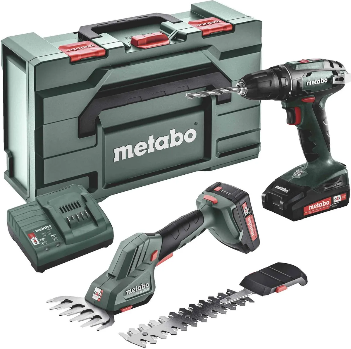 Metabo BS 18 + SGS 18 LTX Q 685186000 Accu-schroefboormachine